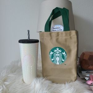 Starbucks zebra studded tumbler